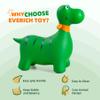 EVERICH TOY Bouncy Dinosaur for Toddlers 18M+, Bouncy Animals Ride-on Horse view 3