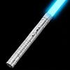 CHINEYDY Dueling Lightsaber,24 RGB Colors Smooth Swing Light Saber,USB Rechargeable with FX Sound & Motion Sensors,Flexible Safe Light Up Sword for Kids Adults Cosplay (Silver) view 1