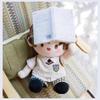 40cm Plush Doll Clothes Set, 4 PCS Uniform Outfit for Stuffed Dolls,Doll Clothes with Shirt Vest Tie and Pants, Preppy Dress Up Clothes for Plush Dolls (Beige,40cm) view 2