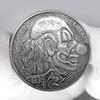 1936 Clown Riding Unicycle Hobo Coin Pendant Pouch - US Liberty Eagle Novelty Coin Lucky Coin Morgan Coin Challenge Coin Jewelry Bag view 2