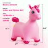 EVERICH TOY Unicorn Bouncy Animal Hopper for Toddlers 18M+, Ride on Horse view 2