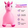 EVERICH TOY Unicorn Bouncy Animal Hopper for Toddlers 18M+, Ride on Horse view 3