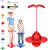 Balance Jumping Ball with Handle and Ball Pump,2026 Upgraded Jumping Balance Ball,Bouncing Balls for Indoor & Outdoor Fun, Perfect for Balance, Coordination and Fitness (red) view 1