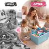 Electric Train Set for Kids 3 4 5 6 7 8 9, 3D Infinity Racer Magnetic Track 177PCS, Flexible Modular Building Train with Gravity-Defying Motorized Trains, STEM Learning Birthday Gift for Boys & Girls view 4