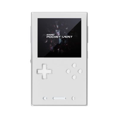 AYANEO Pocket VERT Android Handhelds Gaming Console, 3.5'' 1440x1600 High PPI LCD, Snapdragon 8+ Gen 1, Full CNC Metal Body & Glass Panel, Retro & Cloud Gaming Device (Moon White, 12G+256G)