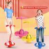 Balance Jumping Ball with Handle and Ball Pump,2026 Upgraded Jumping Balance Ball,Bouncing Balls for Indoor & Outdoor Fun, Perfect for Balance, Coordination and Fitness (purple) view 2