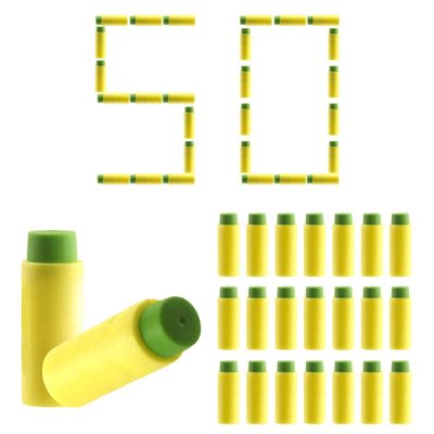 SYNTHORA 50PCS Short Foam Darts, Half-Length Soft Dart Refill Compatible for NERF Pro Stryfe X, High-Precision Short Darts for Enhanced Accuracy and Extended Gameplay