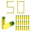 SYNTHORA 50PCS Short Foam Darts, Half-Length Soft Dart Refill Compatible for NERF Pro Stryfe X, High-Precision Short Darts for Enhanced Accuracy and Extended Gameplay view 1
