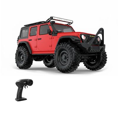 Mechryptic All-Terrain RC Rock Crawler Car, 1/16 Scale 2.4G Full-Proportional 4WD RC Climbing Car with LED Lights, Long Playtime, Collectible Gift for Adults (RTR Version)