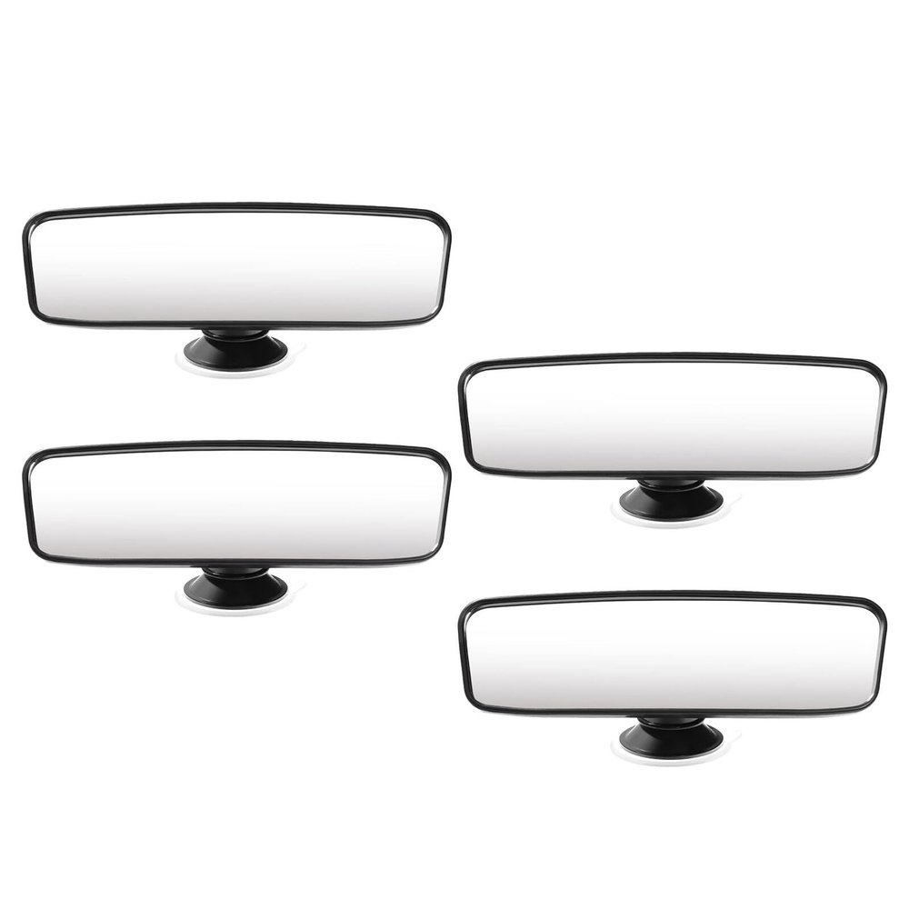 ANDRESLAD 4pcs Rearview Mirror for Car Interior Suction Cup Driving Mirror with Wide Angle Adjustable Glass for Rear-facing Seats