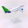 LGSRSNXHTX Airbus A320 Bamboo Air Vietnam Regional Airliner Alloy Aircraft Model for Collection and Display for Aviation Enthusiasts Home and Desktop Decoration view 3