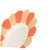 FRCOLOR Flower Shaped Disposable Paper Plates 50pcs Party Plates for Birthday Party Tableware Picnic Supplies Random Color view 3