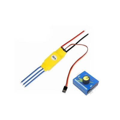 30A Specification Brushless ESC for 7V-12V Power System 5V/1.5A BEC Drive 1PC(T Plug Tester)