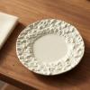 KiBcsLic Miniature Dish Plates Realistic Design Rock Pattern Toy Plate Alloy Construction Textured Dollhouse Dish for Hobbyists, Blue, 37-4mm view 3