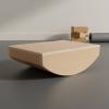 KiBcsLic Pilates Rocker Board Lightweight Wooden Balance Board Classic Design Core Strength for Beginners, Wood view 2