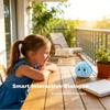 QINDODIGO Portable AI Smart Cute Plush Toy with Deep Memory, Intelligent Companion, ChatGPT-Connected, Smart Interactive Experience (Lake Blue) view 3