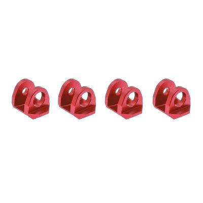 RC Automobiles Parts For Arrma For Granite For Grom 1/18 4PCS Aluminum Alloy Shock Cap Reinforced Shock Protector RC Car Repairs Accessories(Red)