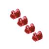 RC Automobiles Parts For Arrma For Granite For Grom 1/18 4PCS Aluminum Alloy Shock Cap Reinforced Shock Protector RC Car Repairs Accessories(Red) view 2