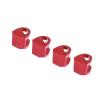 RC Automobiles Parts For Arrma For Granite For Grom 1/18 4PCS Aluminum Alloy Shock Cap Reinforced Shock Protector RC Car Repairs Accessories(Red) view 4