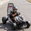 24V 400W Electric Drift Go Kart for Kids 6-12 Crazy Ride On Car with Protective Roll Cage 5-Point Safety Harness Rear Suspension EVA Front Tires 5-7.5MPH Speed Music & Bluetooth Drift Mode (Black) view 2