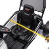 24V 400W Electric Drift Go Kart for Kids 6-12 Crazy Ride On Car with Protective Roll Cage 5-Point Safety Harness Rear Suspension EVA Front Tires 5-7.5MPH Speed Music & Bluetooth Drift Mode (Black) view 4