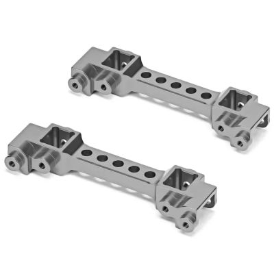 RC Crawlers Models For Traxxas For TRX-4 For TRX6 1979 For Bronco 1/10 CNC Alloy Front Rear Body Mounts 8215 RC Car For Sport Replacement Replace(Gray)