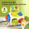Vamotto Busy Cube Montessori Sensory Activity Board for Toddlers 1 Year Old view 4