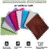 LBAawxe Interlocking Carpet Blocks, Non-Slip Foam Puzzle Mats, Cuttable, Washable, Fluffy Small Rugs(Rose Red+Dark Gray,36pcs) view 2