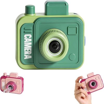 2026 new Prank Camera Water Gun, Camera Double-Sided Prank Water Gun, Reverse and Forward Splash Warfare, Outdoor, Beach, Party and Summer Fun Novelty Games. (Green)
