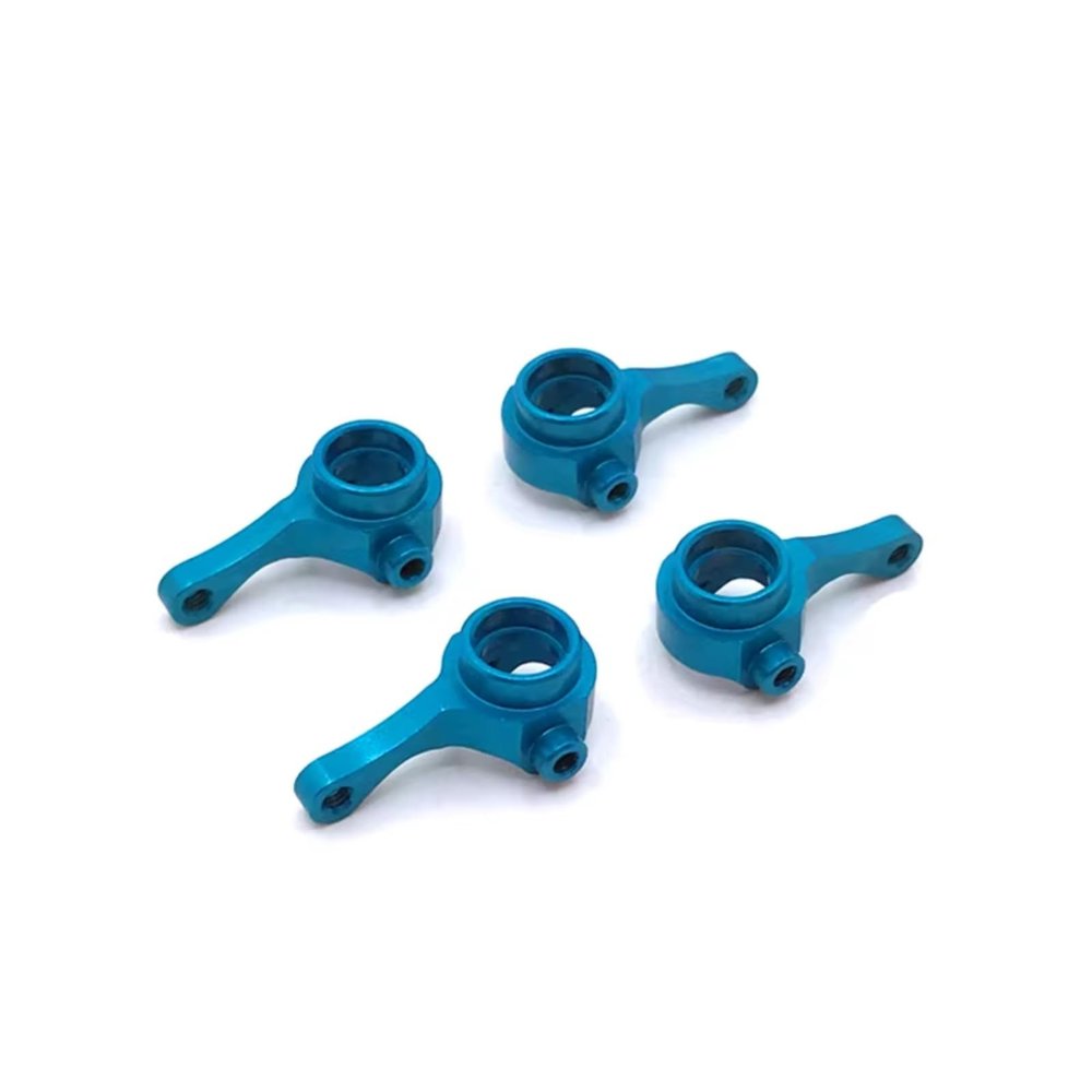 XCNVCYD Compatible with MINI Q9 1/28 RC Car Metal Front and Rear Steering Cups Upgrade Modification Replacement Accessories Parts RC Accessories(Blue)