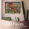 Farmhouse Garden Jigsaw Puzzles for Adults Floral Barn 1000 Pieces Puzzles for Challenging Family Activity Games Flower Shed Greenhouse Jigsaw Puzzle DIY Craft Puzzles Home Decor 19.7 x 27.6 Inches view 2