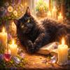 Jigsaw Puzzles for Adults 500 Pieces - Mystic Black Cat Challenging Puzzles with High Definition Artwork, Relaxing Family Game Night Gift view 1