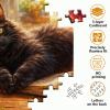 Jigsaw Puzzles for Adults 500 Pieces - Mystic Black Cat Challenging Puzzles with High Definition Artwork, Relaxing Family Game Night Gift view 3