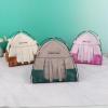 3 Mini Camping Tents, Miniature Dollhouse Accessories, Dollhouse Accessories, 1/12 Scale Accessories for Outdoor Camping, Garden Play or Travel Scene view 1