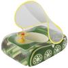 Toddler Pool Float with Adjustable Sun Canopy | Inflatable Tank Baby Swim Float and Safety Seat Pool Toys for Kids 3+ Years Old (Green) view 1
