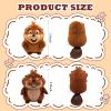 2Pcs Hoppers Plush Toys, Mabel & King George Plushs 7.9-Inch Stuffed Animals, Hoopers Movie Toys,Super Soft Cotton-Filled Collectible Plush for Kids and Hoppers Movie Fans Game view 2