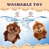 2Pcs Hoppers Plush Toys, Mabel & King George Plushs 7.9-Inch Stuffed Animals, Hoopers Movie Toys,Super Soft Cotton-Filled Collectible Plush for Kids and Hoppers Movie Fans Game view 3