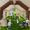 Easyair Inflatable Tent 167" x 152" x 93" Portable Kid Tent with 470W Blower, Inflatable Camping Tent Play Tent for Outdoor Backyard Birthday Party Playhouse for Kids view 4