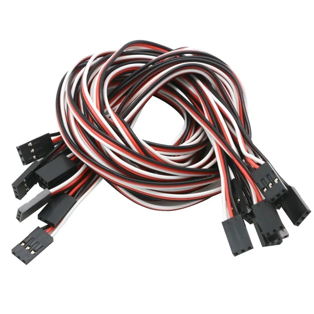 10CM 15CM 20CM 30CM for JR Plug Servo Lead Wire 100mm for RC Plane Quadcopter Drone parts(500MM)