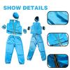 Boys' Arabian Costume Set - One-Piece Jumpsuit, Matching Hat & Wristbands, Kids Fantasy Dress Up Outfit (10-11Y) view 3