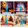 Boys' Arabian Costume Set - One-Piece Jumpsuit, Matching Hat & Wristbands, Kids Fantasy Dress Up Outfit (10-11Y) view 4