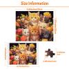 MBOQIU 120 Piece Wooden Puzzles for Adults Large Piece, Cute Kittens Jigsaw Puzzles 120 Pieces with Tube Packaging, Great for Beginners Seniors Dementia Alzheimers, Finished Size 9.84 x 7.87 inches view 2