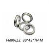 10PCS F69/F68/F6800/F6900 Miniature Flanged Ball Bearings Z3P5SLR High Speed Motor/Engraving Machine Bearing(F6806ZZ) view 2