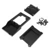 RC car Components Compatible with MN for MN78 for MN168 1/12 RC Car Accessories Metal Gearbox Installation Base Motor Bracket Crossbeam Assembly(Black) view 2