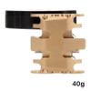 MEUS RACING SCX30 Transmission Assembled Gearbox with Brass Skid Plate for Axial SCX30 1/30 RC Crawler (Black) view 3