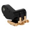 MEUS RACING SCX30 Transmission Assembled Gearbox with Brass Skid Plate for Axial SCX30 1/30 RC Crawler (Black) view 4