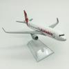 Airbus A320 Arabia Airlines 16cm Diecast Alloy Metal Miniature Plane for Collectors Display Stand view 1