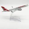 Airbus A320 Arabia Airlines 16cm Diecast Alloy Metal Miniature Plane for Collectors Display Stand view 4