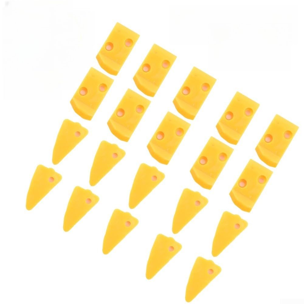 20Pcs Tire Changer Nylon Finger And Triangle Leverless Inserts Rim Protector For Corghi Artiglio Master AM50 AM500 A2024TI For Hunter TCX Models For SICE Includes 10 Finger Inserts 10 Triangle Inserts