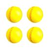 BELOWSYALER 4Pcs PU Soft Baseball Training Sport Batting Ball Elastic Squeeze Toy Training Ball for Beginners Enduring view 1